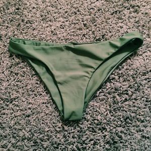 olive green bikini botttoms